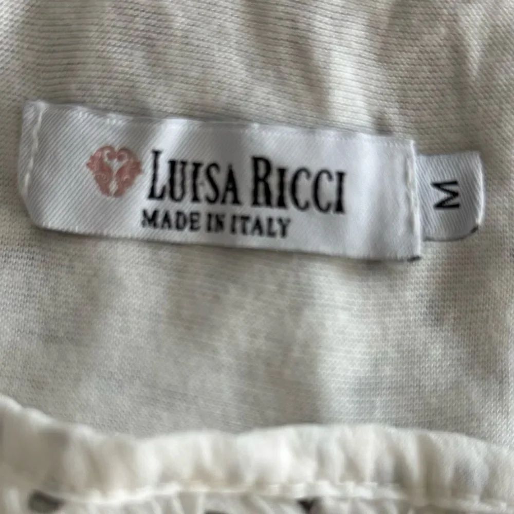 Luisa Ricci Made in Italy Silk Polka Dot Blouse – Size M - Picture 6 of 7